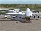 Antonov Charter loading freight